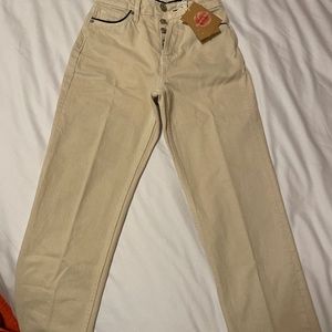 Cynthia high rise straight jeans